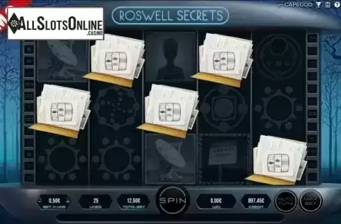 Free spins get screen. Roswell Secrets from Capecod Gaming
