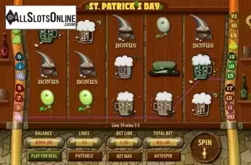 Win Screen. St Patricks Day from GameScale