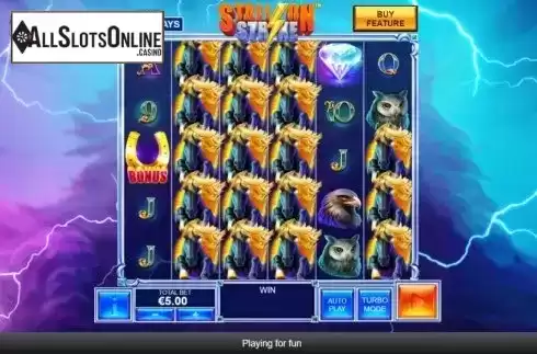 Reel Screen. Stallion Strike from Ash Gaming