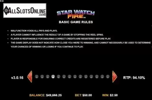 Features 4. Star Watch Fire from Konami