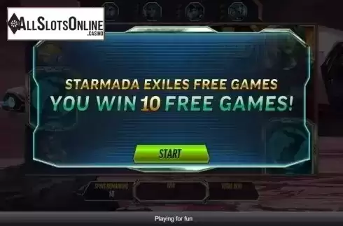 Free Spins 2. Starmada Exiles from Playtech