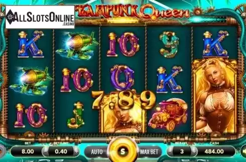 Win Screen 1. Steampunk Queen from SlotVision