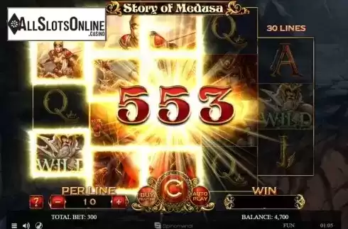 Win Screen. Story Of Medusa from Spinomenal