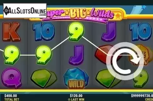 Win Screen. Super Big Wilds from Slot Factory