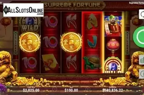 Win Screen 3. Supreme Fortune from Booongo