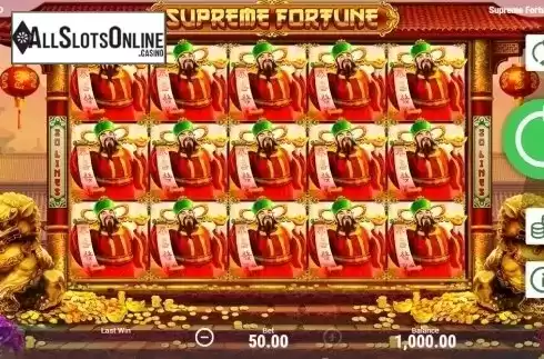 Reel Screen. Supreme Fortune from Booongo