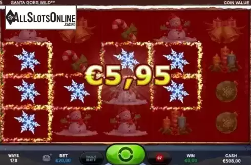 Win Screen 3. Santa Goes Wild from Plank Gaming