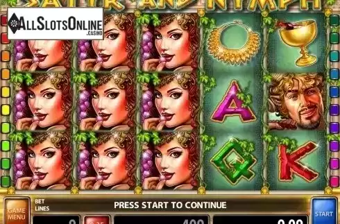 Win Screen 1. Satyr and Nymph (Casino Technology) from Casino Technology