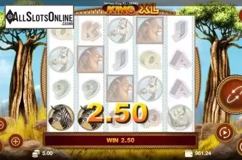 Win Screen 2. Savanna King XL from Genesis