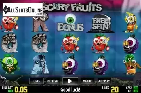 Game reels. Scary Fruits HD from World Match