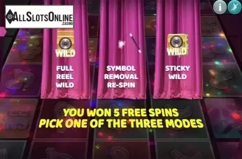 Free spins intro screen. SchlagerSlotten from PAF