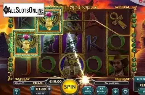 Win Screen 2. Scroll of Horus from Nucleus Gaming