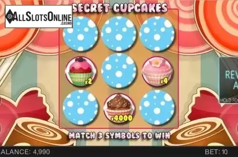 Game Screen 2. Secret Cupcakes from Spinomenal