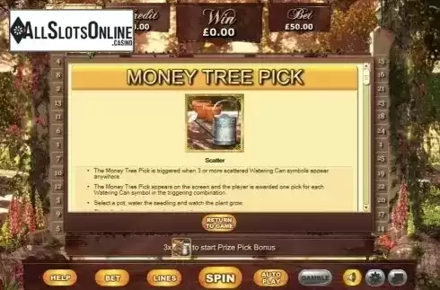 Money Tree Pick. Secret Garden 2 from Eyecon