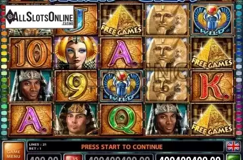 Screen2. Secrets Of Giza from Casino Technology