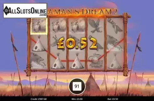 Win Screen 1. Shamans Dream 2 from Eyecon