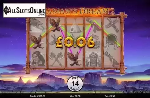 Free Spins 2. Shamans Dream 2 from Eyecon