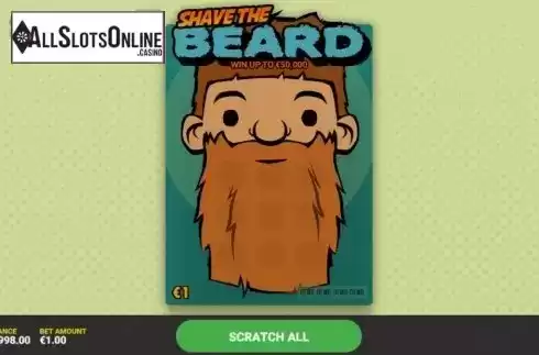 Game Screen 1. Shave The Beard from Hacksaw Gaming