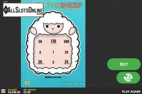 Game Screen 3. Shave the Sheep from Hacksaw Gaming