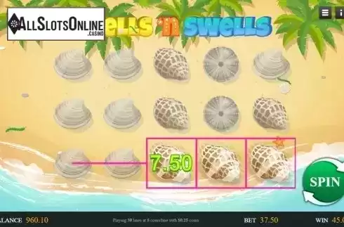 Win Screen 4. Shells 'n Swells from Genii