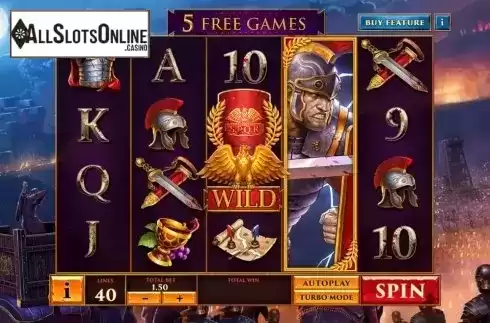 Free Spins. Shields of Rome from Playtech