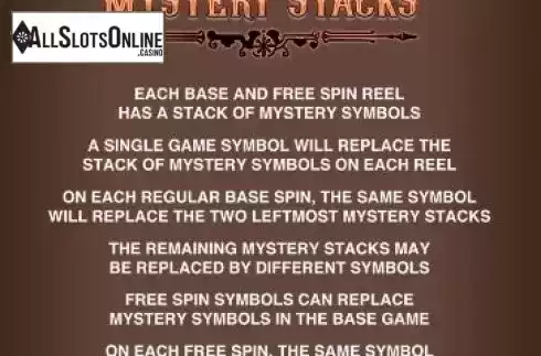 Mystery Stacks. Showdown Saloon from Fortune Factory Studios