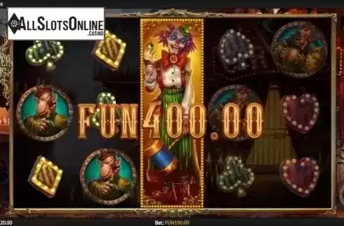 Win Screen 1. Sinister Circus from 1X2gaming