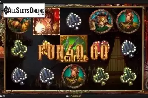 Win Screen 2. Sinister Circus from 1X2gaming