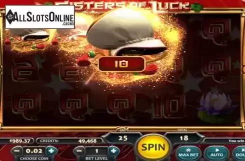 Win Screen 1. Sisters of Luck from Nucleus Gaming