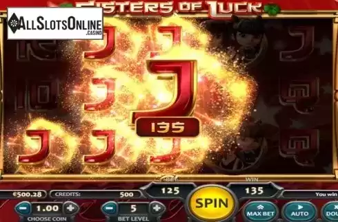 Win Screen 2. Sisters of Luck from Nucleus Gaming