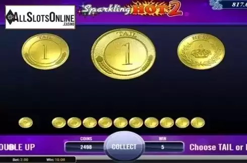 Bonus Game screen. Sparkling Hot 2 from AlteaGaming