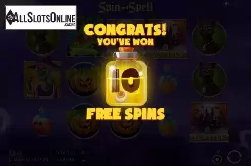 Free Spins 1. Spin and Spell from BGAMING