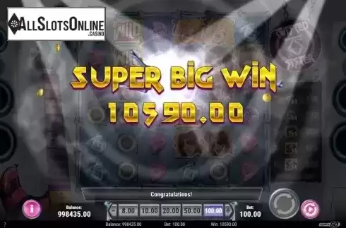 Super Big Win. Twisted Sister from Play'n Go