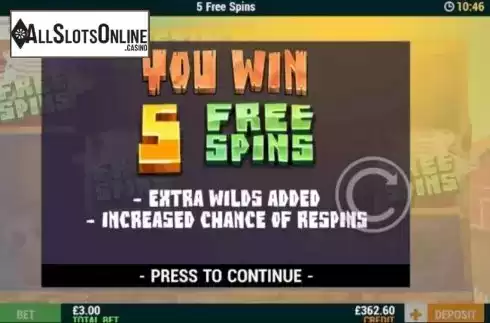 Free Spins (mobile). Twistin ReSpins from Intouch Games