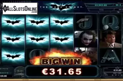 Screen5. The Dark Knight (Microgaming) from Microgaming
