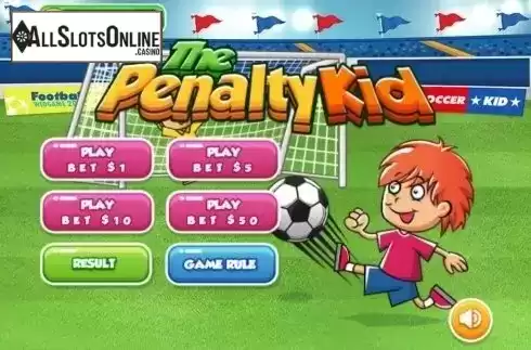 Start Screen. The Penalty Kid from MGA