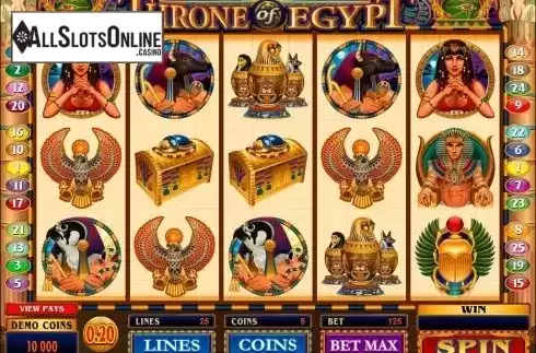 Screen7. Throne of Egypt from Microgaming