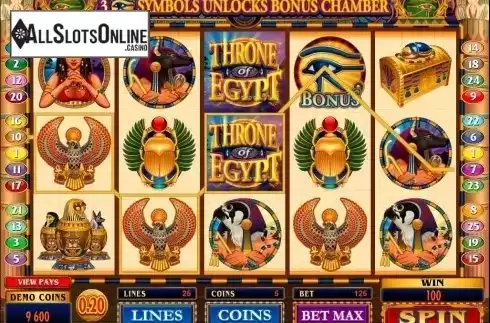 Screen8. Throne of Egypt from Microgaming
