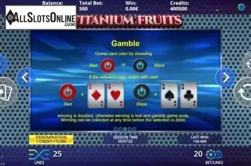 Gamble. Titanium Fruits from DLV