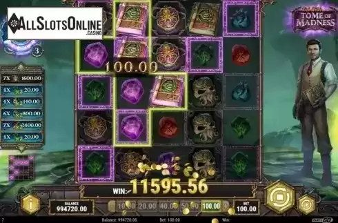 Free Spins 3. Tome of Madness from Play'n Go
