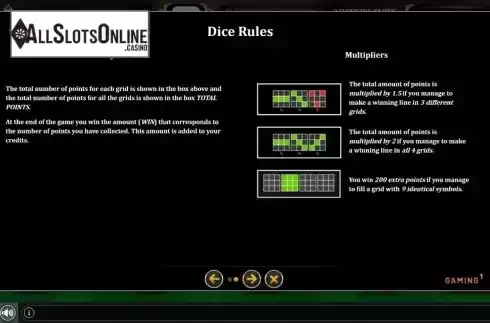 Rules 2. VIP Casino Dice from GAMING1