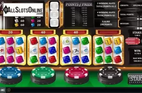 Win Screen. VIP Casino Dice from GAMING1
