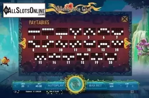 Paylines. Valentine’s Gift from We Are Casino