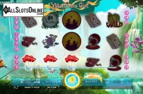 Win Screen. Valentine’s Gift from We Are Casino