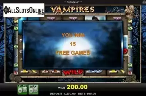 Win free games. Vampires (Merkur) from Merkur
