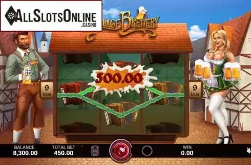 Win Screen 2. Village Brewery from Caleta Gaming