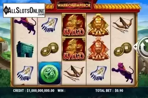 Reel Screen. Warrior Emperor from Slot Factory