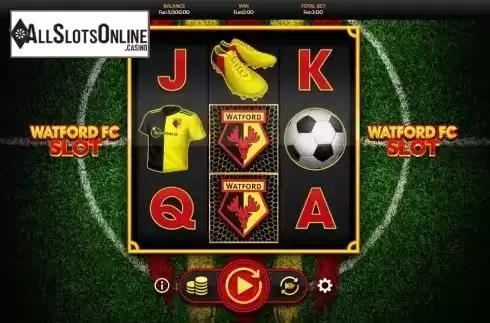 Reel Screen. Watford FC Slot from OneTouch