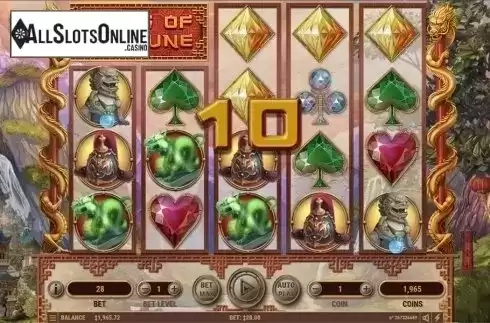 Win screen. Ways of Fortune from Habanero