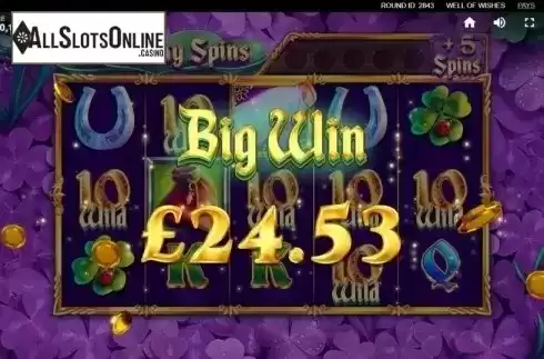 Free Spins 4. Well Of Wishes from Red Tiger